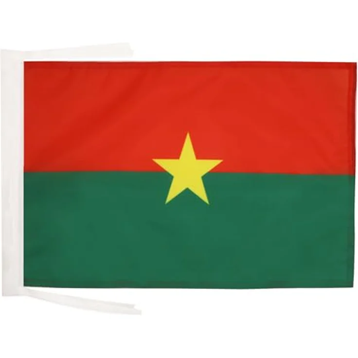 AZ FLAG - Flagge Burkina Faso - 45x30 cm Mit Kordel - Burkina Faso Fahne 30 x 45 Cm - Flaggen – Bild 1