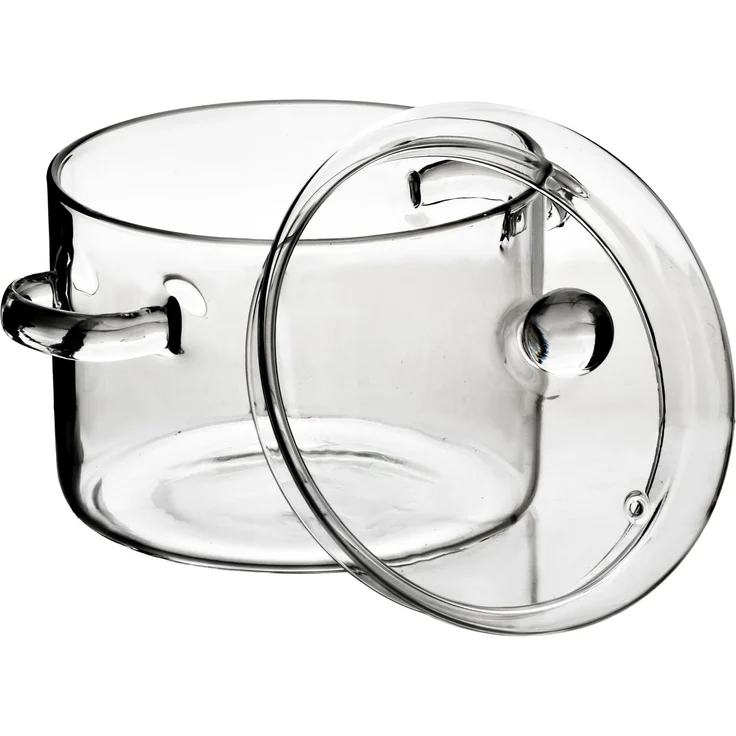 Glas-Kochtopf PETER 1,9 l transparent aus Borosilikatglas – Bild 2