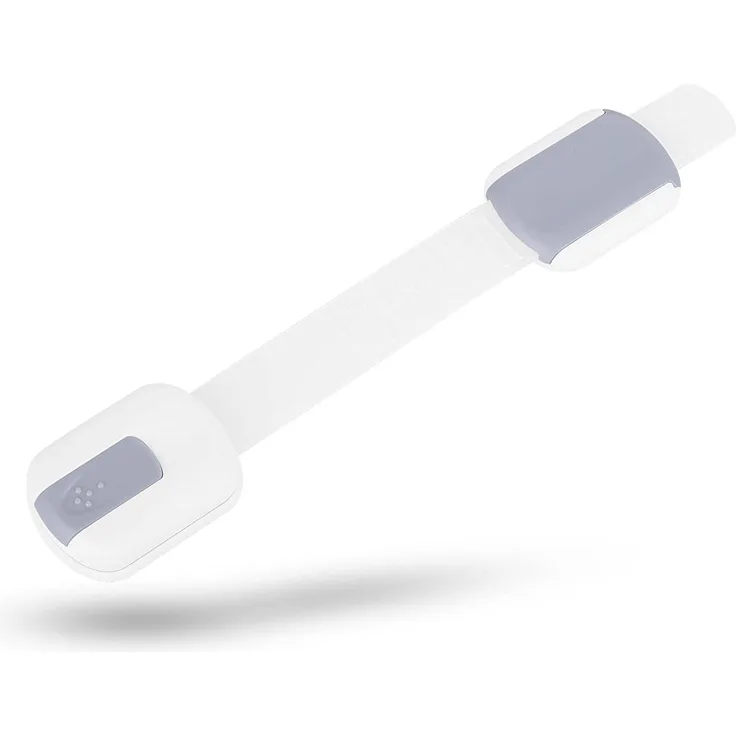 Topcom CP121 Kindersicherung - flexibler Sicherheitshaken/Verschluss für Schranktüren - 2 Stück, weiß