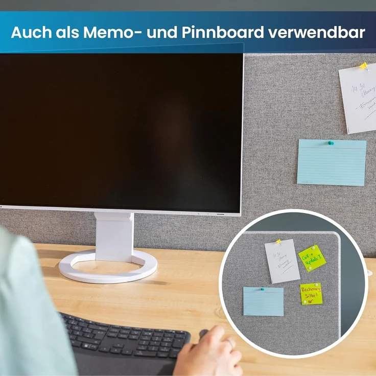 Ergotopia Raumteiler Akustik Trennwand Schreibtisch – Bild 9