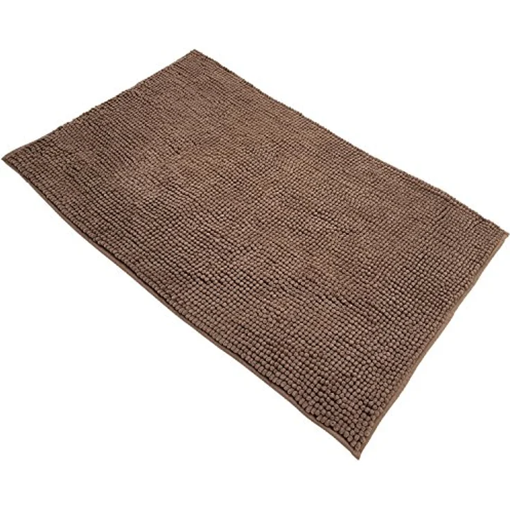 DILUMA Badematte Badematte Chenille 50x80 cm – Badteppich mit kuscheligem Flor, Polyester, rechteckig, Rutschhemmende Beschichtung, schnell trocknend, hohe Saugkraft – Bild 10