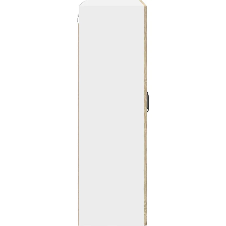 vidaXL Wandglas-Schrank PORTO Sonoma-Eiche 80 x 31 x 100 cm 885507 – Bild 7