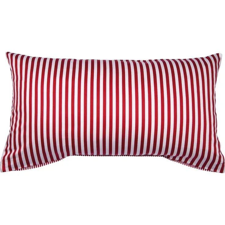 Janine Mako Satin Kissenhülle 40x80 cm modernclassic rot