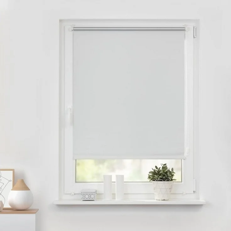 Lichtblick RKS. 080.150.01 Verdunkelungsrollo Thermo-Rollo Klemmfix ohne Bohren mit Seitenverspannung Sichtschutz Hitzeschutzrollo Weiß, 80x150 cm (B x L) – Bild 2