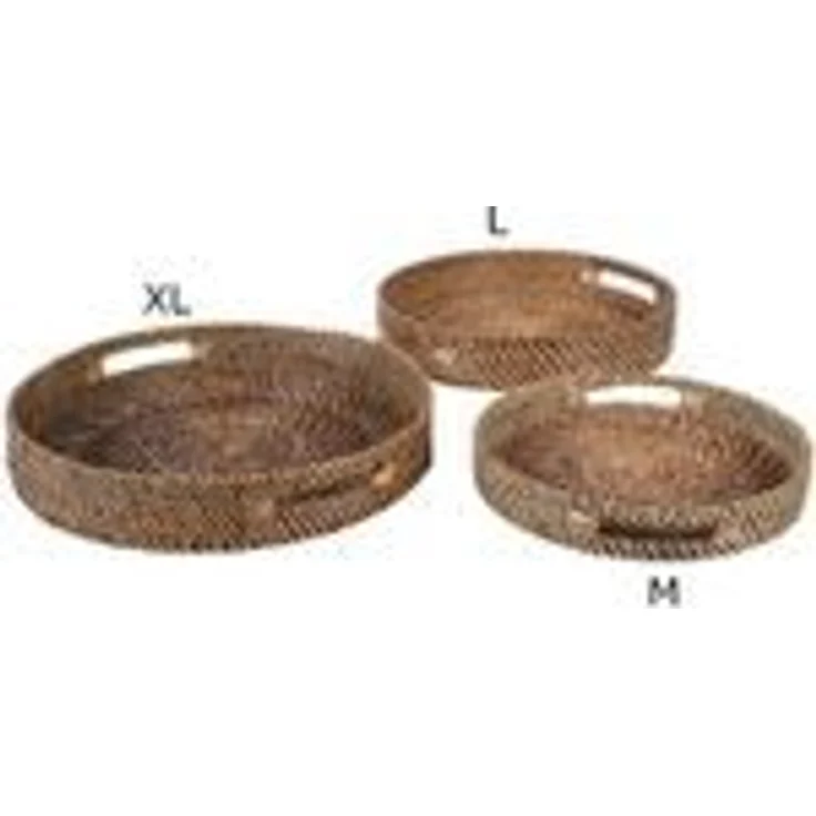 Rattan Tablett Bea rund L – Bild 10