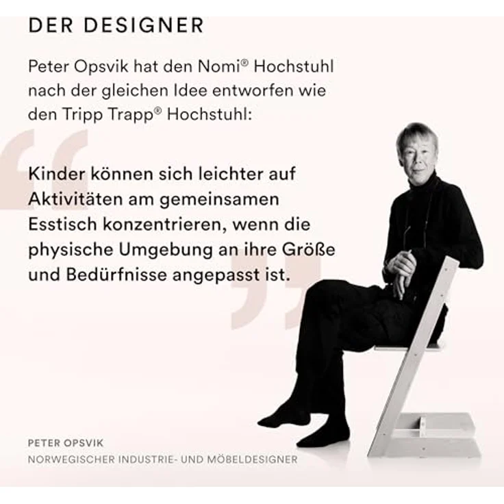 Stokke Nomi Hochstuhl Natural/Grey – Bild 7