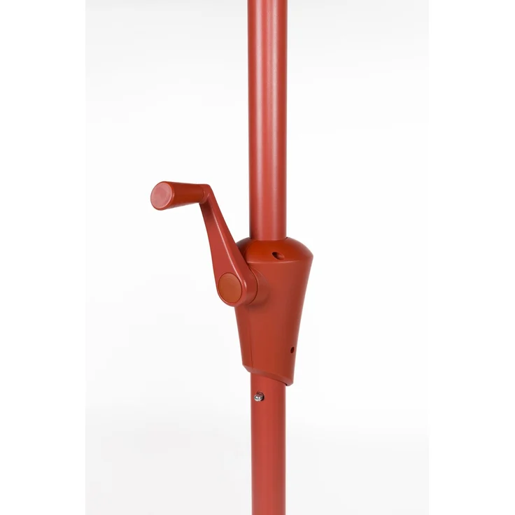 Zuiver Sonnenschirm Sunshine Marsala mit Edelstahlgestell für den Garten Rot 250x250x235 cm – Bild 4