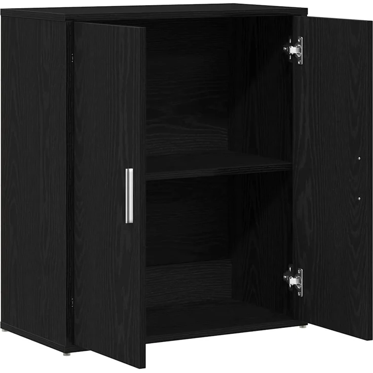 vidaXL Sideboard Schwarze Eiche 60x31x70 cm Holzwerkstoff 869143 – Bild 4