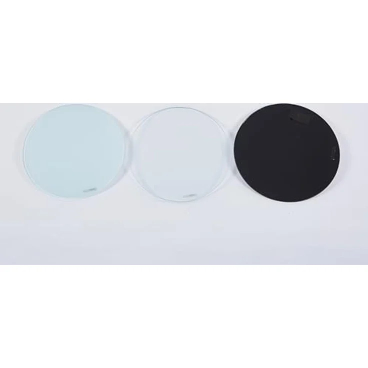 HOOZ Tischplatte Glasplatte Sicherheitsglas Transparent/Schwarz/Weiß Ø30–50cm 6mm Rund (1 St) – Bild 8