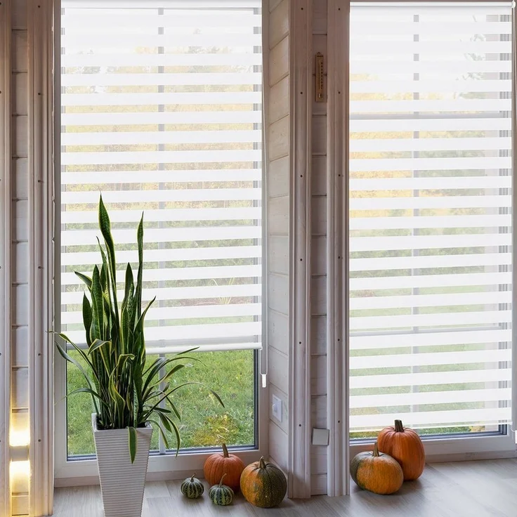 Rollo Doppelrollo Rollos für Fenster ohne Bohren oder mit Bohren, Sekey, Klemmfix – Bild 5