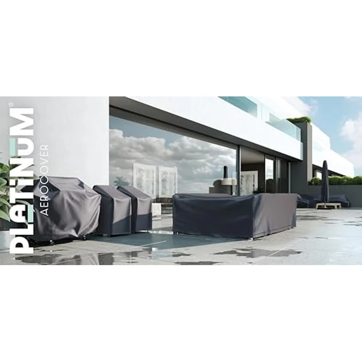 AeroCover Schutzhülle für Hängekorb Ø100x200 cm Gartenschaukel Hängesessel Abdeckung – Bild 5