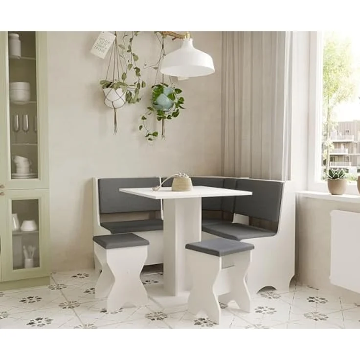 Rodnik Eckbankgruppe Ecuador, (Set, 4-tlg), mit Staufächer, kompakt, klein, platzsparend – Bild 6