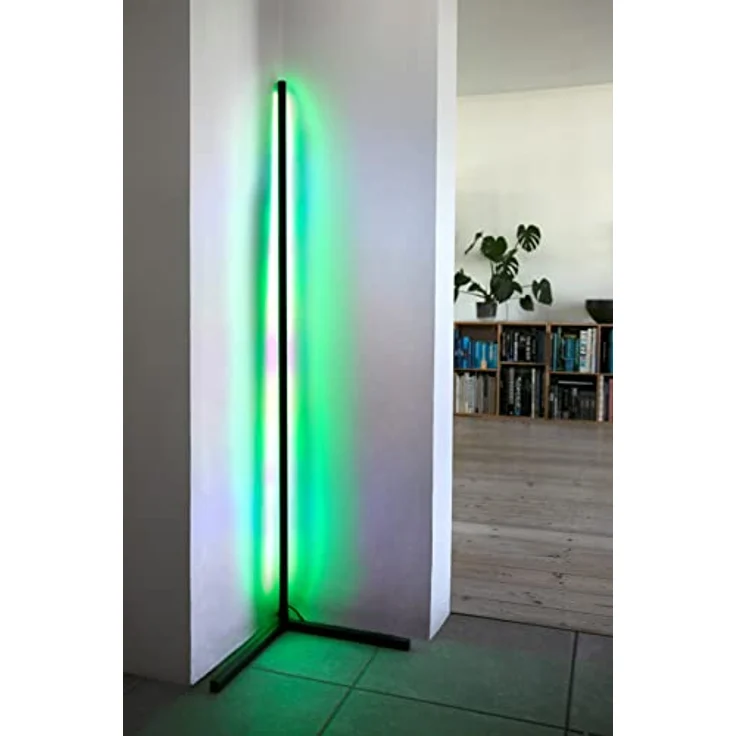 LITE BULB MOMENTS Smart Corner Lamp | Smarte Stehlampe | Über 16 Millionen Farben | Steuerung per App | Kompatibel mit Hey Google und Alexa – Bild 4