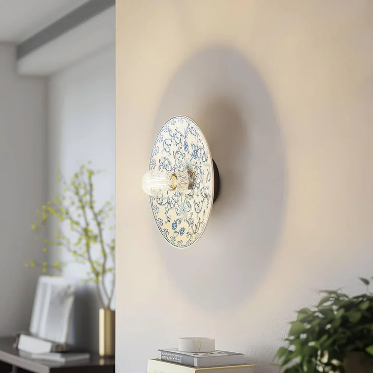 Lucande Wandleuchte Faelira, Keramik Weiß IP20, 1 x 15 W LED – Bild 3