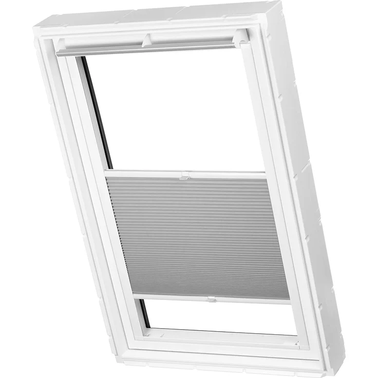 ventanara Dachfensterplissee Dachfenster passend für Velux Fenster Grau F06