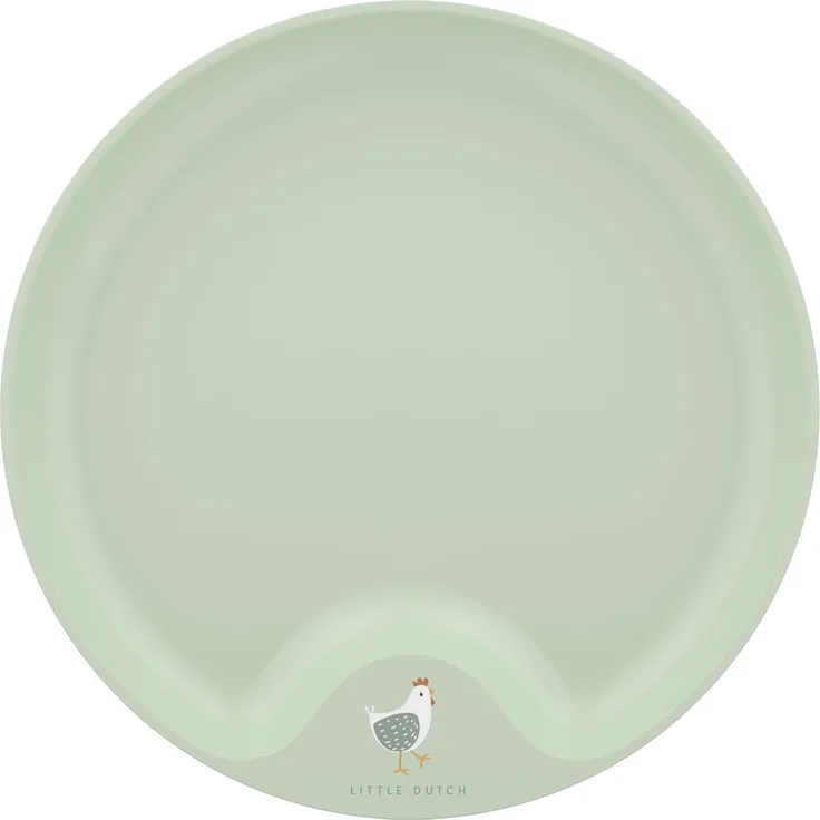 Little Dutch Little Farm Teller, Kunststoff grün, Ø 22 cm