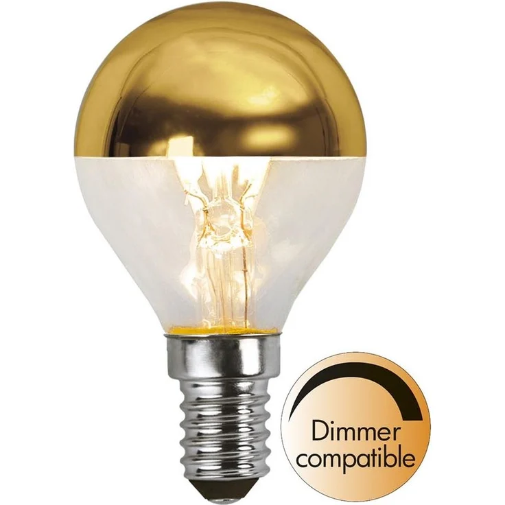 LED-Leuchtmittel ,Top Coated', E14, 3,5W, 250lm, dimmbar, gold, blendfrei, warmweiß – Bild 2