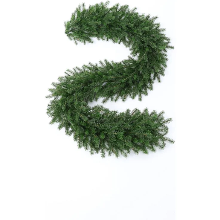 EveXmas Altair Premium Weihnachtsgirlande Grün 220 cm, künstliche Tannengirlande, 147 Zweige, 882 PE-Spritzguss-Triebe, 100% PE, flammhemmend – Bild 4