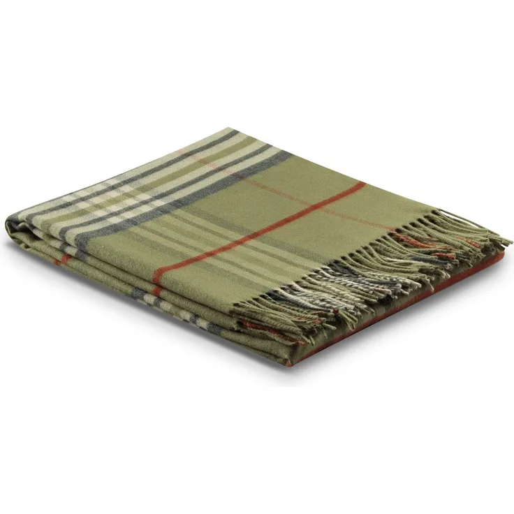 Plaid Classy, Biederlack, klassisches Karo-Design, Kuscheldecke