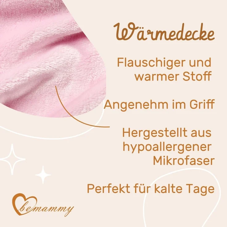 Wohndecke Warme Kuscheldecke Babydecke Blanket Baby Geschenk BE20-168, Be Mammy – Bild 4