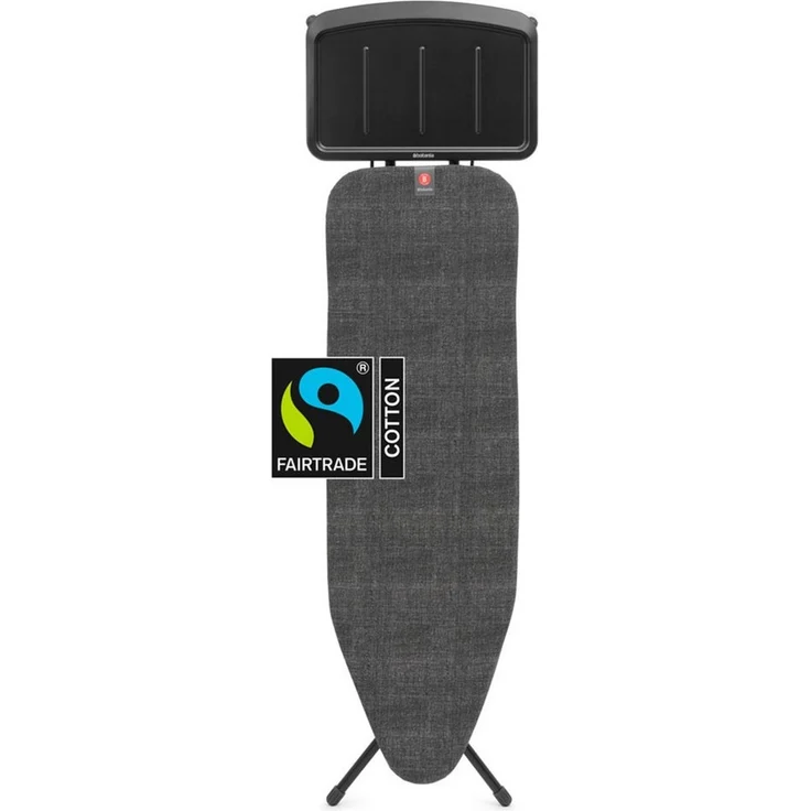 Brabantia Bügelbrett Bügeltisch B, 124 x 38 cm, Dst-Ablage Solide, Bügelfläche 124x38 cm, Fairtrade-zertifiziert – Bild 2