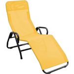 MFG Bäderliege Pool 3", anthrazit/gelb