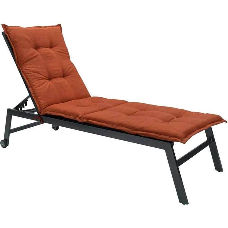 Allibert Liegenauflage Basic ca. 200 x 65 cm terra 50% Baumwolle / 50% Polyester – Bild 2