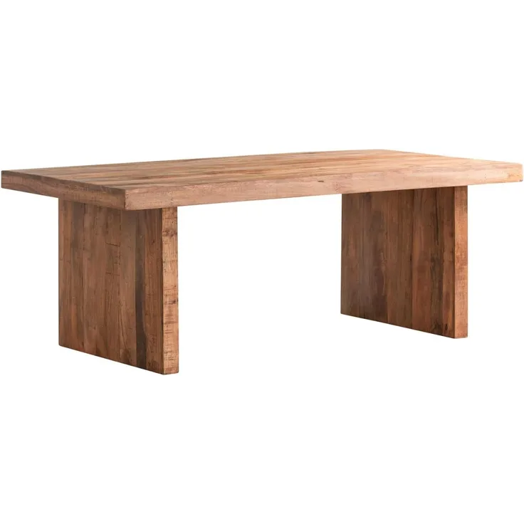 Großer Esstisch Country, Massives Mangoholz, 200cm - Rustikal & Einladend