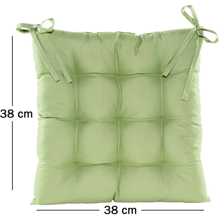 JACK Stuhlkissen JACK Outdoor 38x38 cm Sitzkissen Lounge Kissen Sitzkissen Wasserfest, mit Lotus Effekt, robust, strapazierfähig, für Innen & Außen – Bild 2