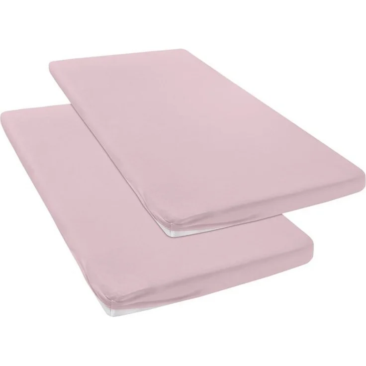 OTTO home Spannbettlaken Topper Basic, in Gr. 90x200, 140x200 oder 180x200 cm, Microfaser-Jersey, Gummizug: rundum, (2 Stück), Baumwolle, Matratzen bis 8 cm Höhe, Bettlaken, Spannbetttuch, Laken – Bild 3