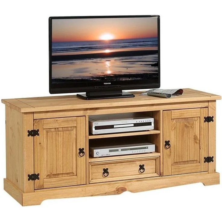 IDIMEX Lowboard TEQUILA, Lowboard TV-Board Fernsehtisch Kiefer 2 Türen 2 Fächer 1 Schublade – Bild 4