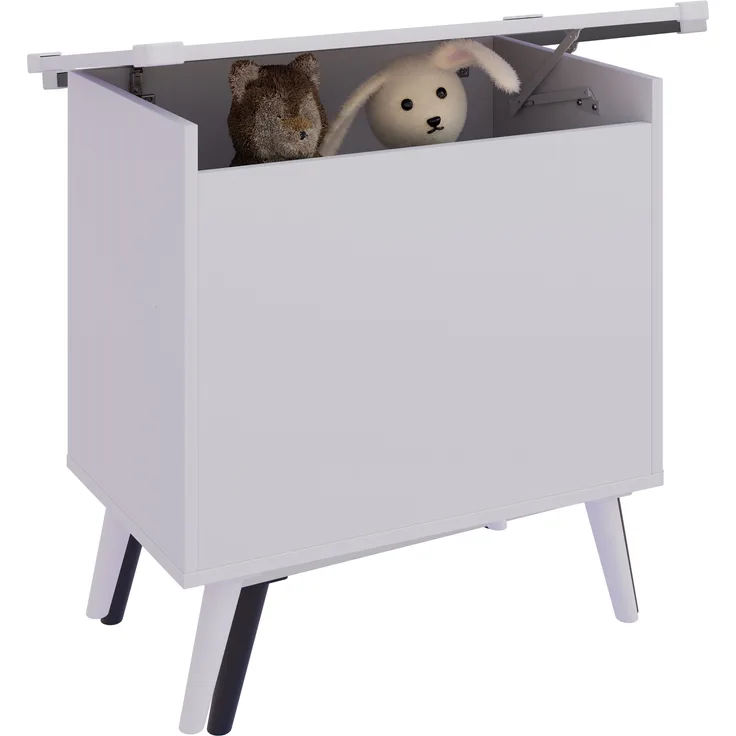 VCM Sitzbank Bosula 921061 Weiß H. 65 x B. 68 x T. 39 cm