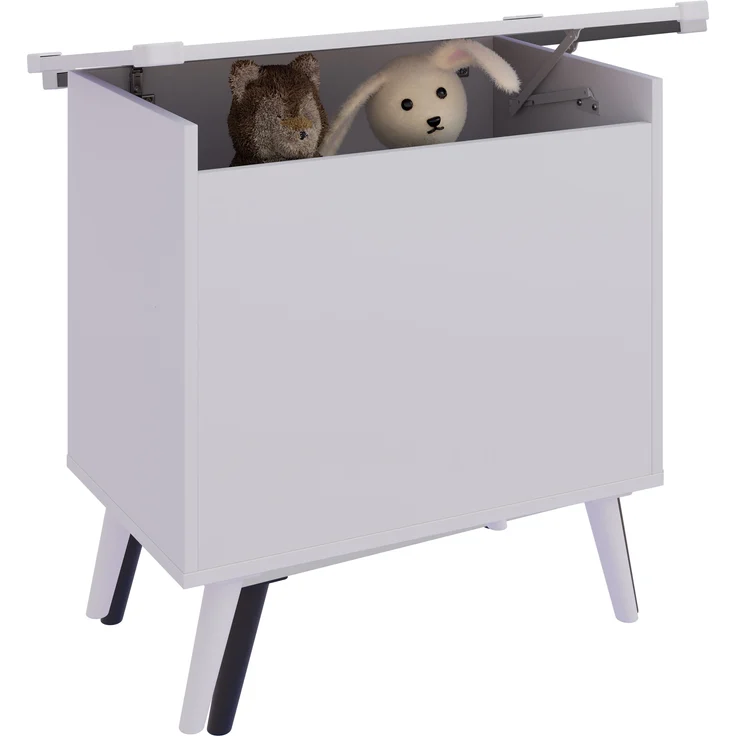 VCM Sitzbank Bosula 921061 Weiß H. 65 x B. 68 x T. 39 cm – Bild 1