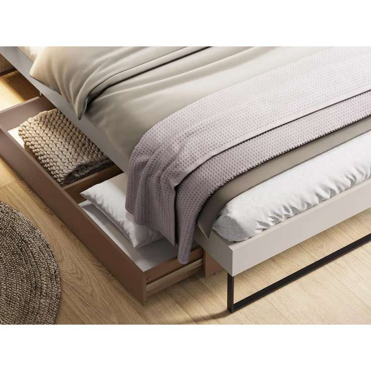 Jugendzimmer-Set Sigma II (Farbe: Cashmere + Trüffel / Eiche Hell + Neve 13) – Bild 7