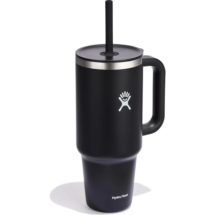 Hydro Flask Thermobecher All Around Travel Tumbler in den Größen 24 oz/ 32 oz / 40 oz, 1-tlg, Edelstahl, Thermo Cup mit Strohhalm – Bild 5