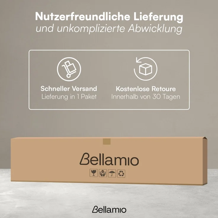 Bellamio 'Apol' Mehrzweckschrank schmal, Eichenoptik, 176x33x40 cm, Besenschrank mit Staubsaugerfach und 3 kleinen Fächern – Bild 8