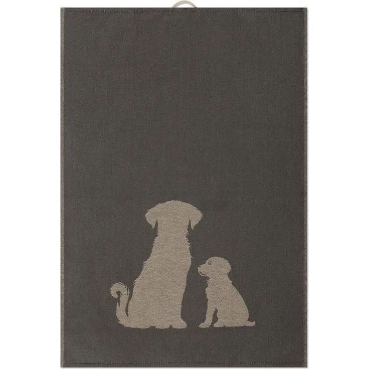 ROSS Geschirrtuch Hundeliebe 3er-Pack, (Packung, 3-tlg, 3er-Pack)