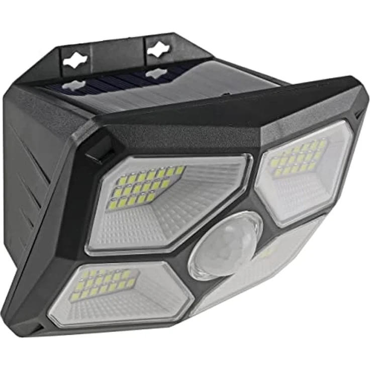 LED Solar Wandleuchte "SWL 722" PIR Bewegungsmelder, 72 LEDs, IP65 – Bild 1