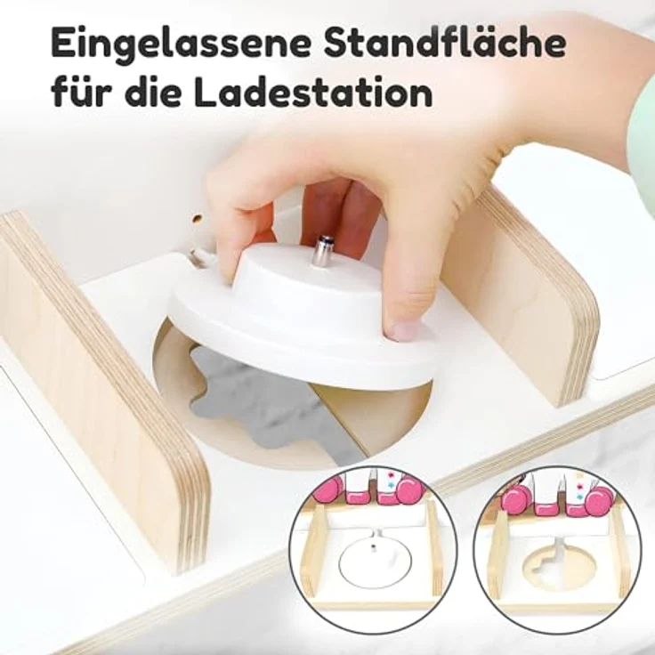 stadtecken Holzregal für Musikbox I Geeignet für die Toniebox und ca. 50 Tonies I Perfekte Tonie Aufbewahrung im Kinderzimmer I Zum Aufstellen oder Aufhängen (Lovely Pony, Groß) – Bild 9