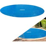 Arebos Solarabdeckplane Wärmeplane Solarfolie Solarplane Solarheizung Pool Heizung (Stück, Blau), Lässt sich auf die gewünschte Größe zuschneiden