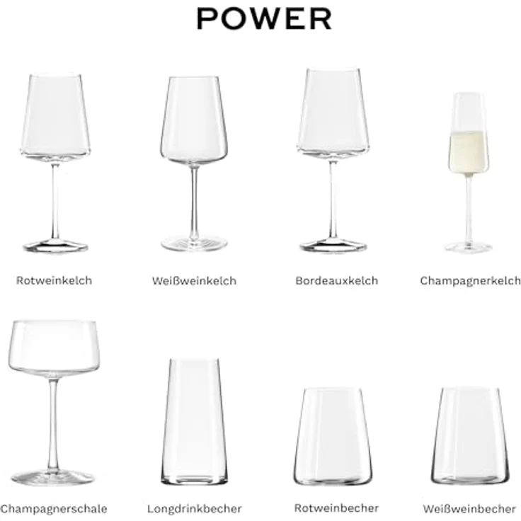 Stölzle Lausitz POWER Champagnerglas 240 ml 6er Set – Bild 9