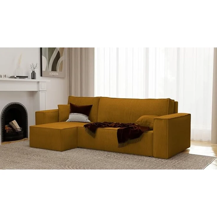 Platzsparendes Ecksofa mit Stauraum- und Schlaffunktion – Bild 2