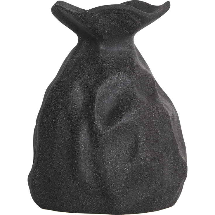 Blumenvase COONTAIL Steinzeug 31 cm Schwarz