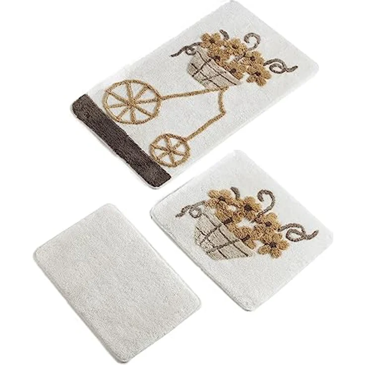 Setmat Set (3-teilig) beige mit Trolley-Design – Bild 2