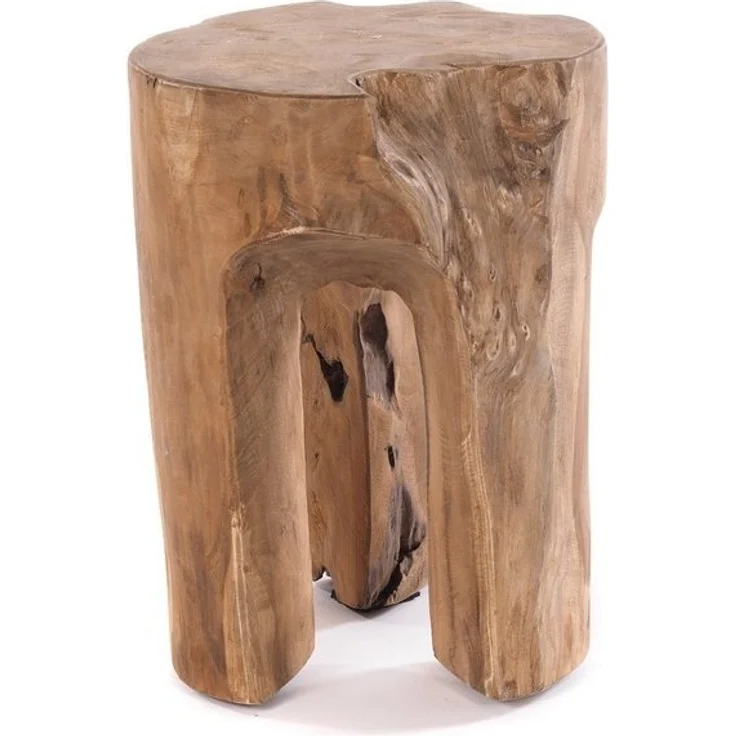 DESIGN DELIGHTS Hocker BAUMSTAMM HOCKER "LOG", 41x29 cm (HxB), natur, Sitzhocker, Holz – Bild 4