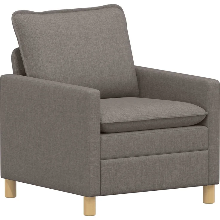 vidaXL Sofa Set 2 stk. Taupe Stoff 3417022 – Bild 3