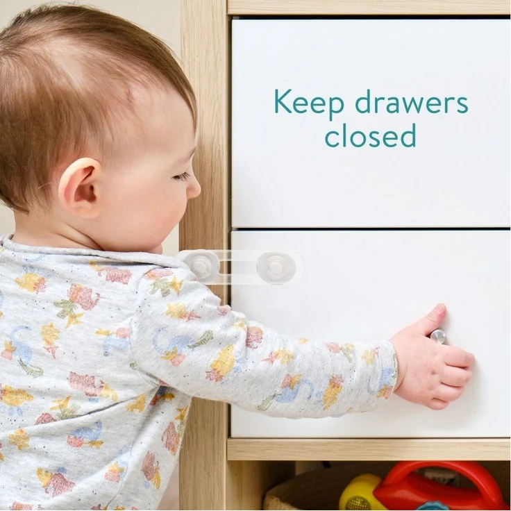 FELIXLEO Kindersicherung Kindersicherung Baby Tür Schrank Sicherung – Bild 2