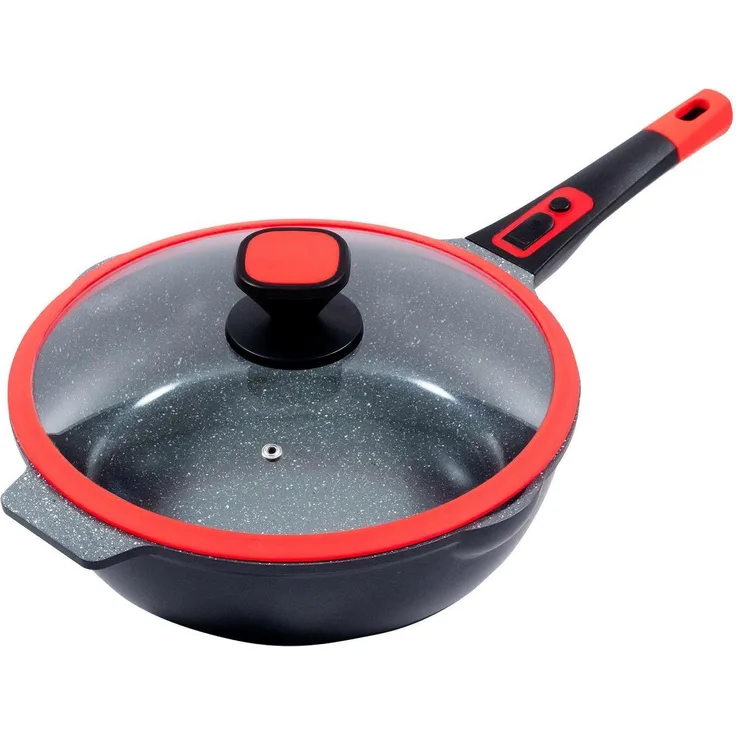 KING Bratpfanne Click-Grip, Aluminiumguss (1-tlg), abnehmbarer Griff, Induktion, Ø 24 cm