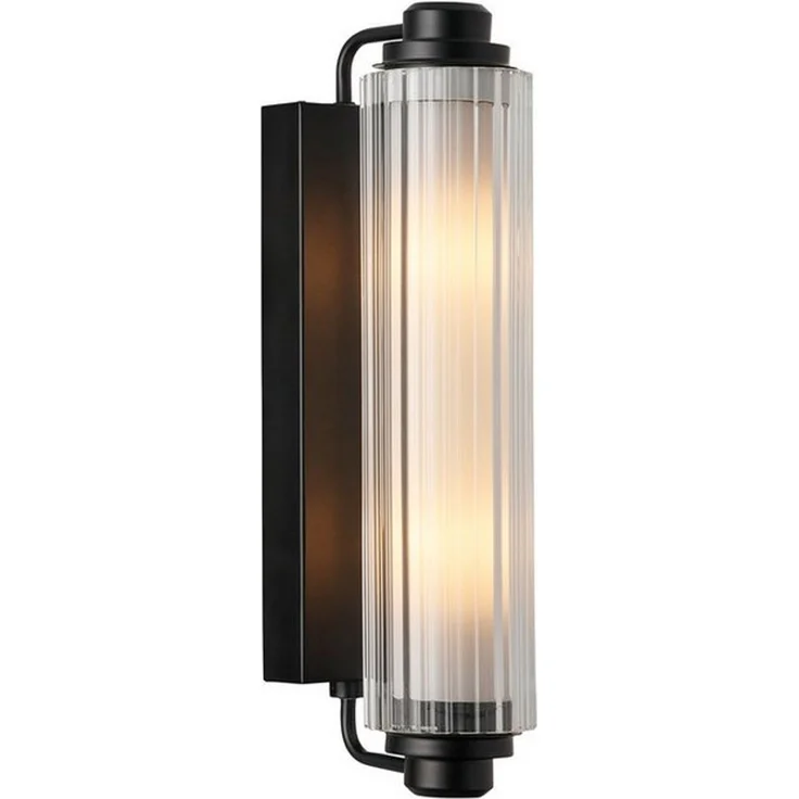 Nordlux Wandleuchte Nimal Double Wandlampe IP44 Badleuchte, schwarz oder messing, ohne Leuchtmittel – Bild 5
