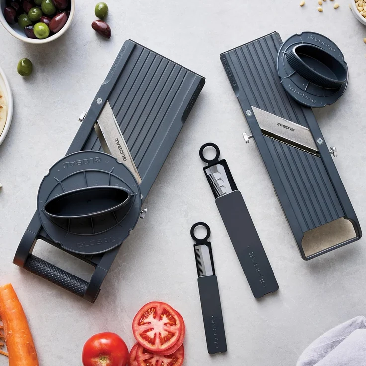 Global Mandoline / Gemüsehobel 95 mm GSL-95 black – Bild 6
